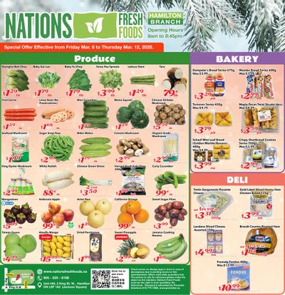 Nations Fresh Foods (Hamilton) Flyer March 6 to 12