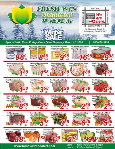 Fresh Win Foodmart Flyer March 6 to 12