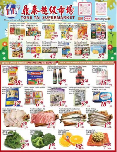 Tone Tai Supermarket Flyer March 6 to 12