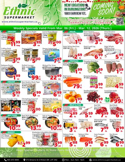 Ethnic Supermarket (Milton) Flyer March 6 to 12