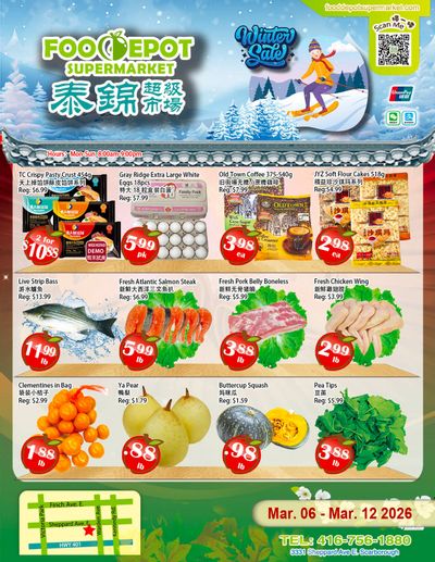 Food Depot Supermarket Flyer March 6 to 12