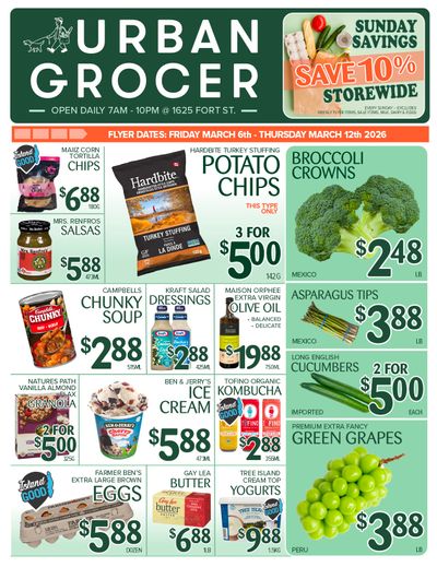 Urban Grocer Flyer March 6 to 12
