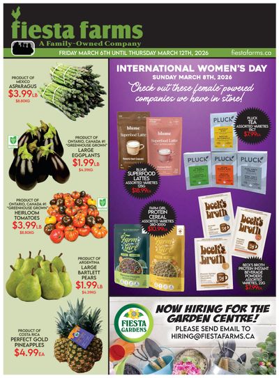 Fiesta Farms Flyer March 6 to 12