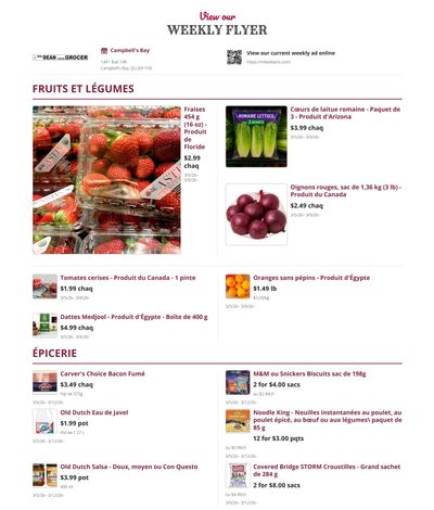 Mike Dean Local Grocer Flyer March 5 to 12
