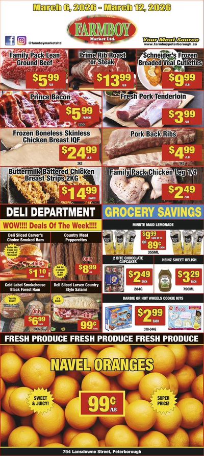Farmboy Peterborough Flyer March 6 to 12