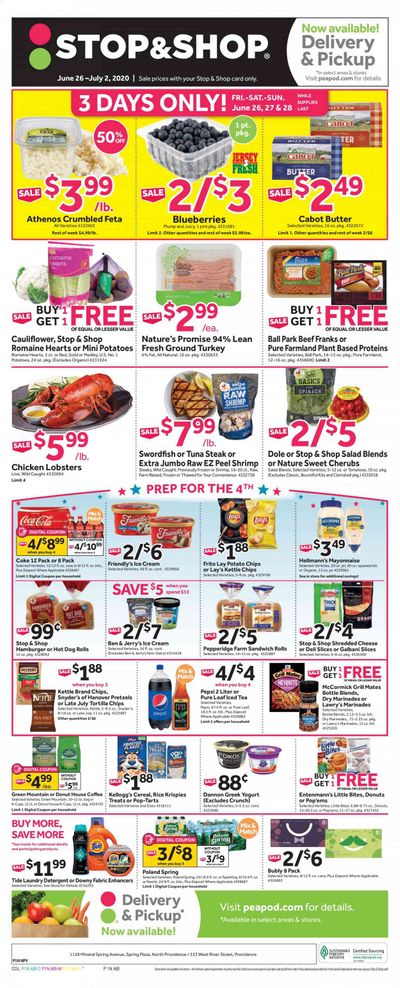 Stop & Shop Weekly Ad & Flyer June 26 to July 2