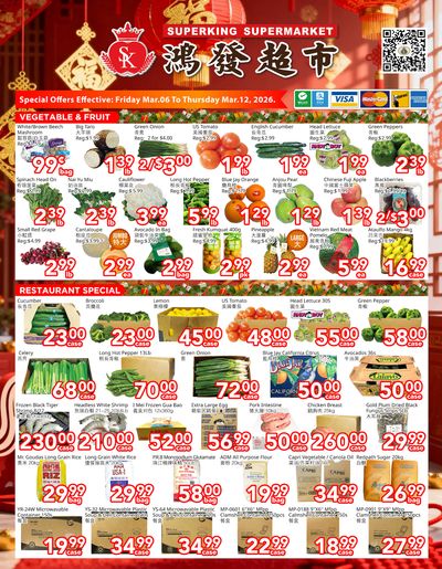 Superking Supermarket (North York) Flyer March 6 to 12
