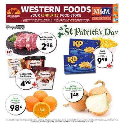 Western Foods Flyer March 6 to 12