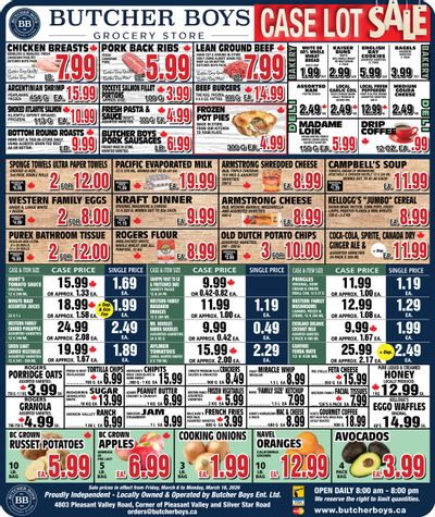Butcher Boys Grocery Store Flyer March 6 to 16