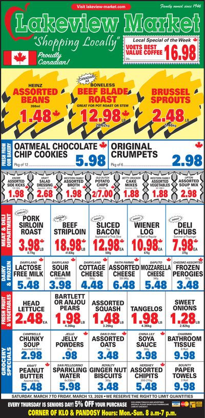 Lakeview Market Flyer March 7 to 13