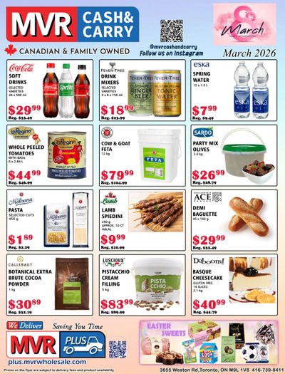 MVR Cash and Carry Flyer March 1 to 31