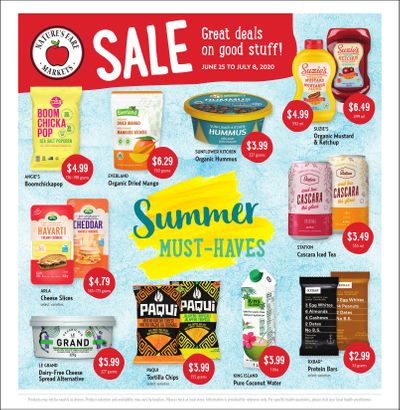 Nature's Fare Markets Flyer June 25 to July 8