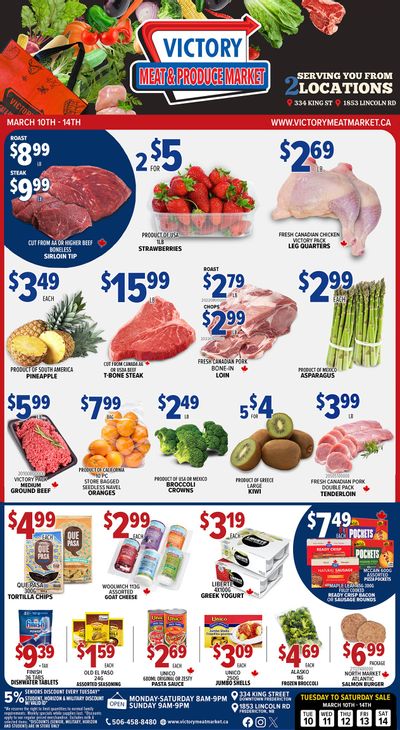 Victory Meat Market Flyer March 10 to 14