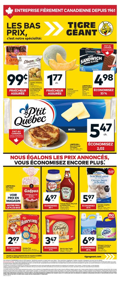 Tigre Géant Flyer March 11 to 17