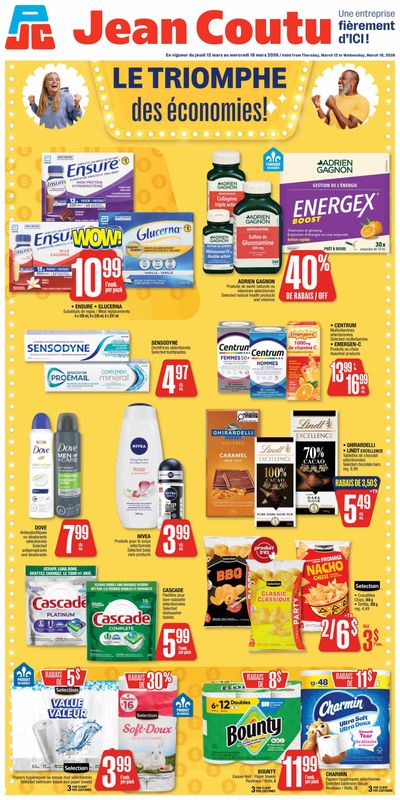Jean Coutu Flyer March 12 to 18