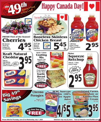 The 49th Parallel Grocery Flyer June 25 to July 1