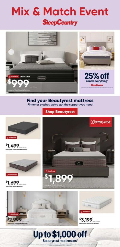 Sleep Country Flyer March 11 to 17