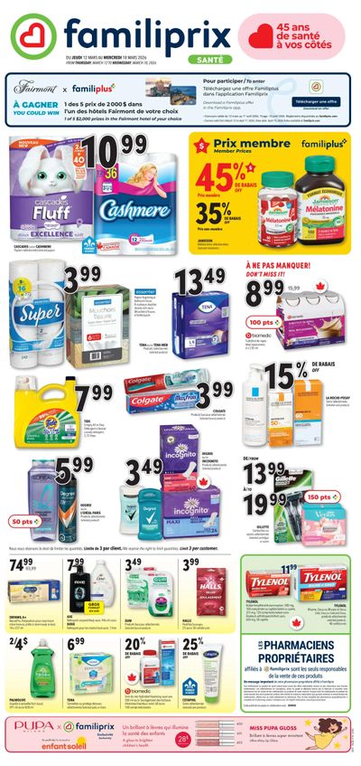 Familiprix Sante Flyer March 12 to 18