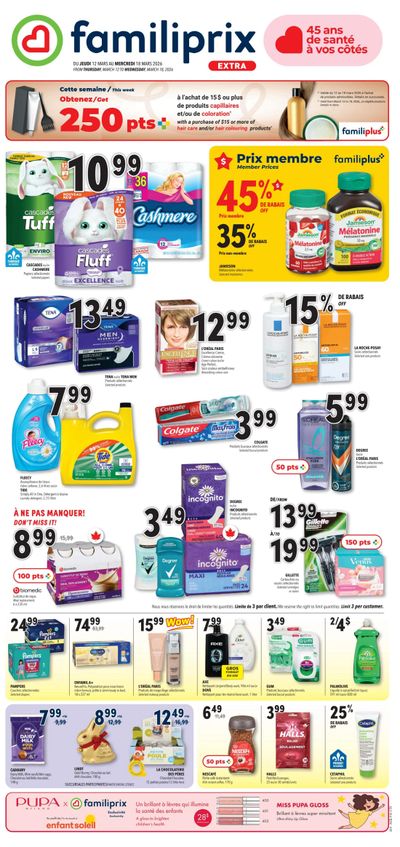 Familiprix Extra Flyer March 12 to 18