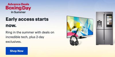 Best Buy Canada Boxing Day in Summer Sale: Great Savings on Laptops, TVs, Small Appliances & More