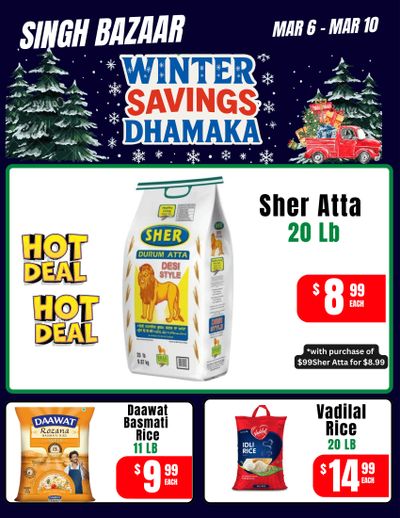 Singh Bazaar Flyer March 6 to 10