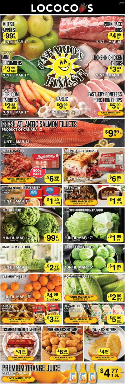 Lococo's Flyer March 11 to 15