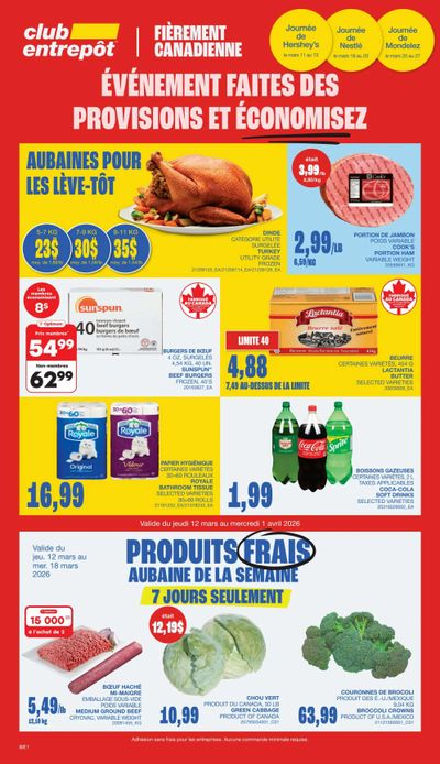 Wholesale Club (QC) Flyer March 12 to April 1