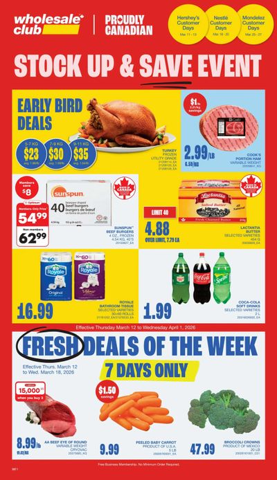Wholesale Club (ON) Flyer March 12 to April 1