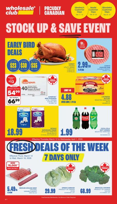 Wholesale Club (Atlantic) Flyer March 12 to April 1