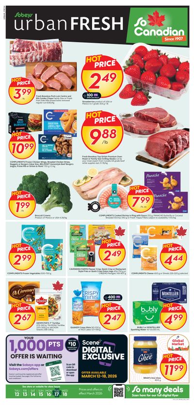 Sobeys Urban Fresh Flyer March 12 to 18