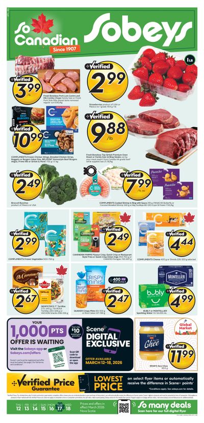 Sobeys (Atlantic) Flyer March 12 to 18