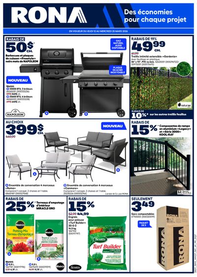 Rona & Rona+ (QC) Flyer March 12 to 25