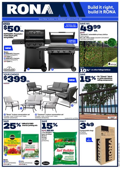 Rona & Rona+ (BC) Flyer March 12 to 25