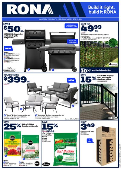 Rona & Rona+ (Atlantic) Flyer March 12 to 25