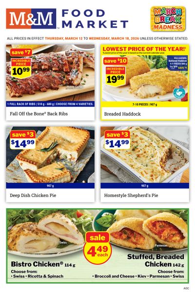 M&M Food Market (Atlantic, ON & West) Flyer March 12 to 18