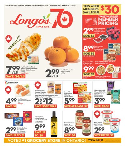 Longo's Flyer March 12 to 18