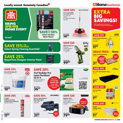 Home Hardware (BC) Flyer March 12 to 25