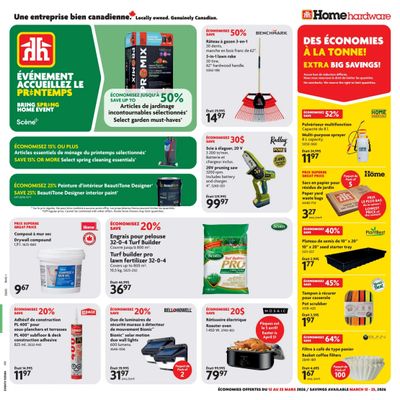 Home Hardware (QC) Flyer March 12 to 25