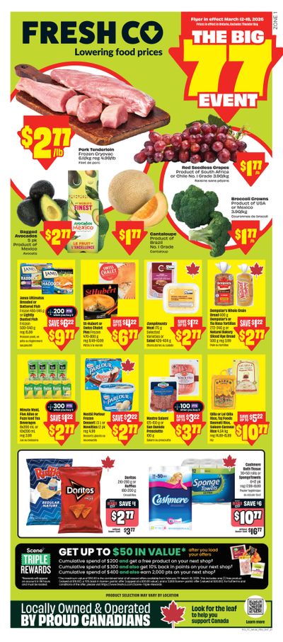 FreshCo (ON) Flyer March 12 to 18