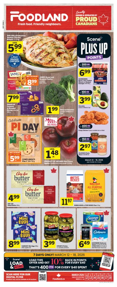 Foodland (ON) Flyer March 12 to 18