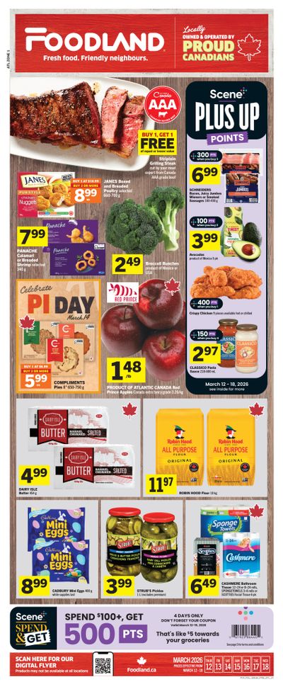 Foodland (Atlantic) Flyer March 12 to 18