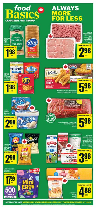 Food Basics Flyer March 12 to 18