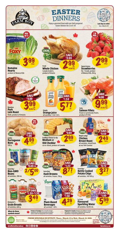 Farm Boy Flyer March 12 to 18