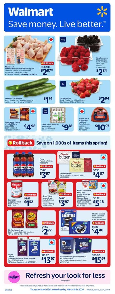 Walmart (ON) Flyer March 12 to 18