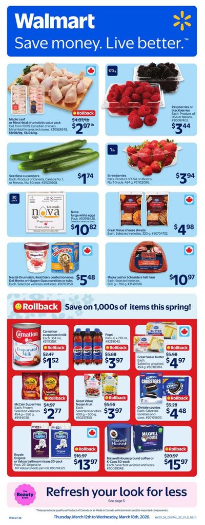 Walmart (Atlantic) Flyer March 12 to 18