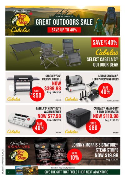 Cabela's Flyer March 12 to 25