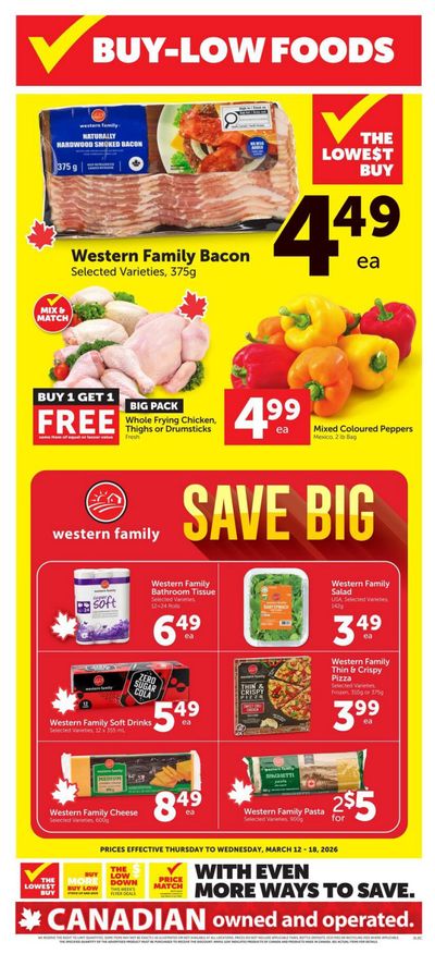 Buy-Low Foods Flyer March 12 to 18