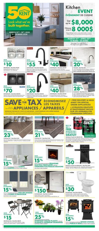 Kent Building Supplies Flyer March 12 to 18