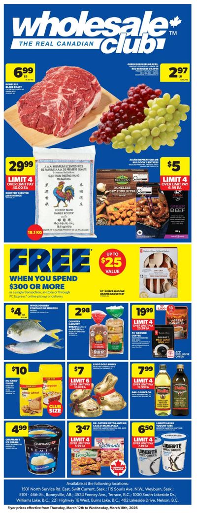 Real Canadian Wholesale Club Flyer March 12 to 18