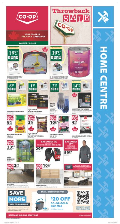 Co-op (West) Home Centre Flyer March 12 to 18